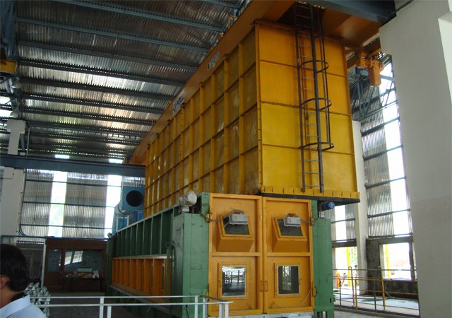 Crane Mounted Zinc Fume Enclosure