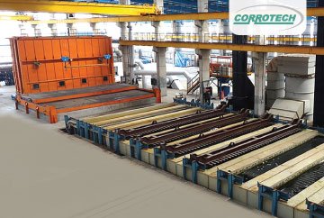 How to control pollution in a galvanization setup?