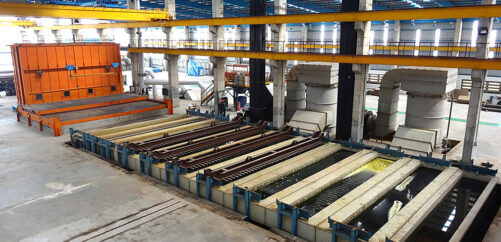 How does a turnkey hot dip galvanizing plant help manufacturing industries?