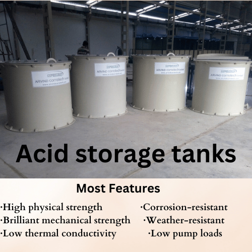 Acid storage tanks: Features, Benefits, and Advantages