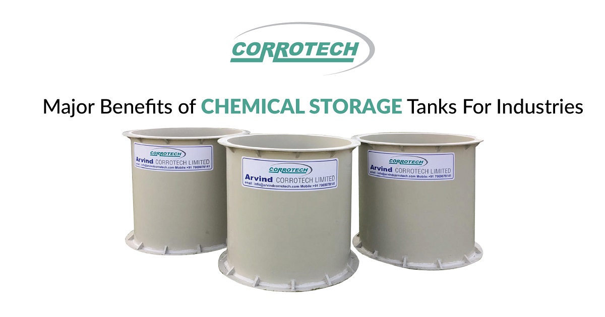 Major Benefits of Chemical Storage Tanks For Industries