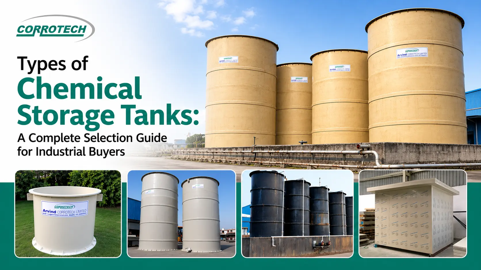 Different Types of Chemical Storage Tanks: A Complete Selection Guide for Industrial Buyers