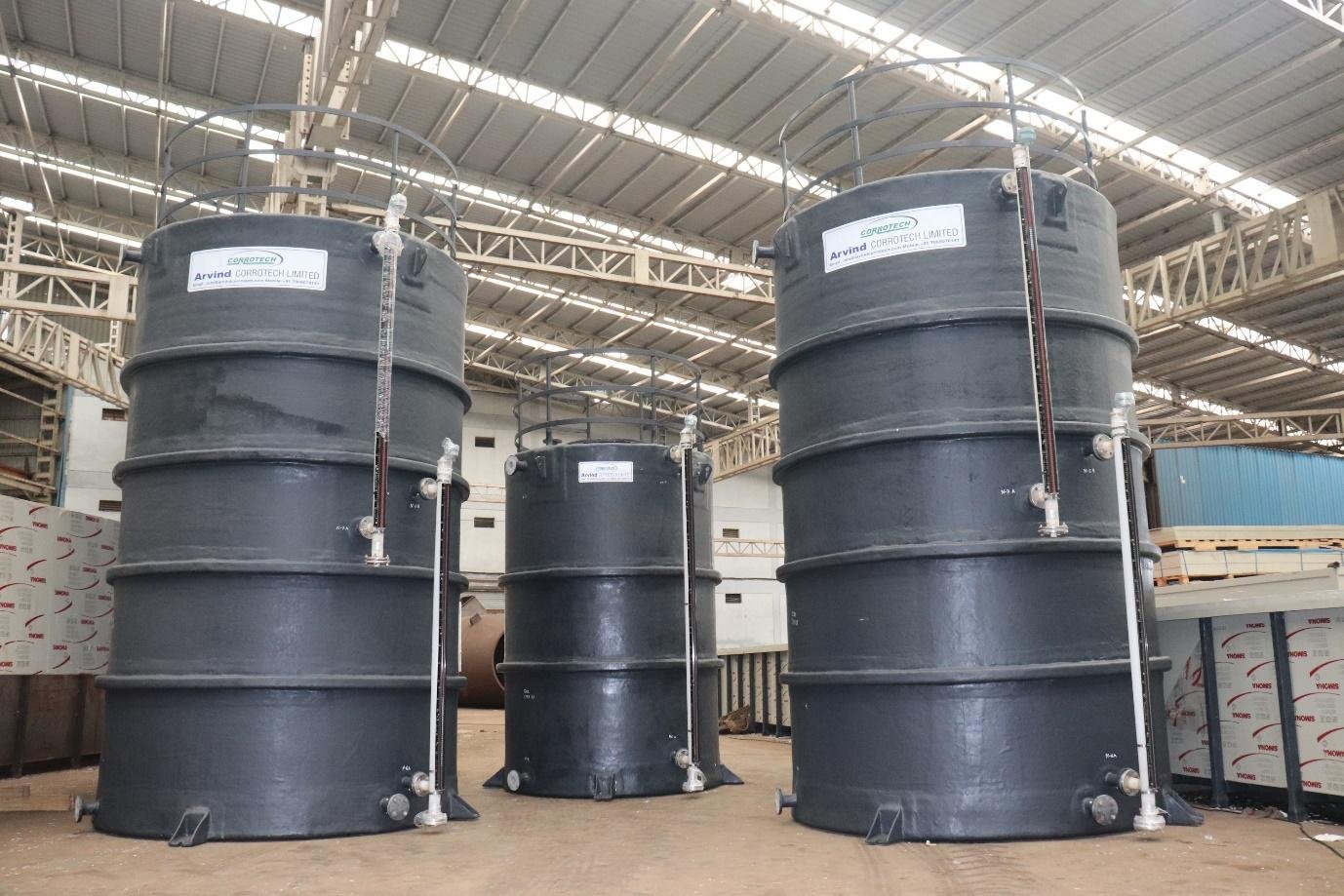 PP + FRP Storage Tanks